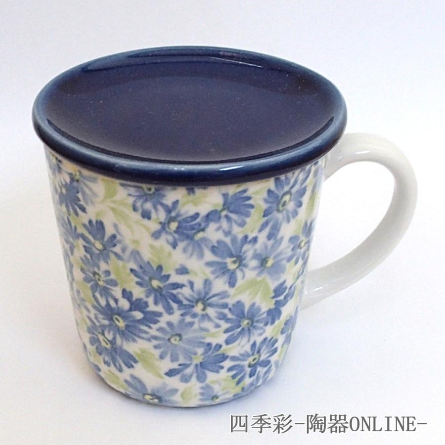 マグカップ ふた付 マーガレット ブルー おしゃれ 陶器 業務用 美濃焼 9d 408 3d 406 四季彩 陶器online 通販 Yahoo ショッピング