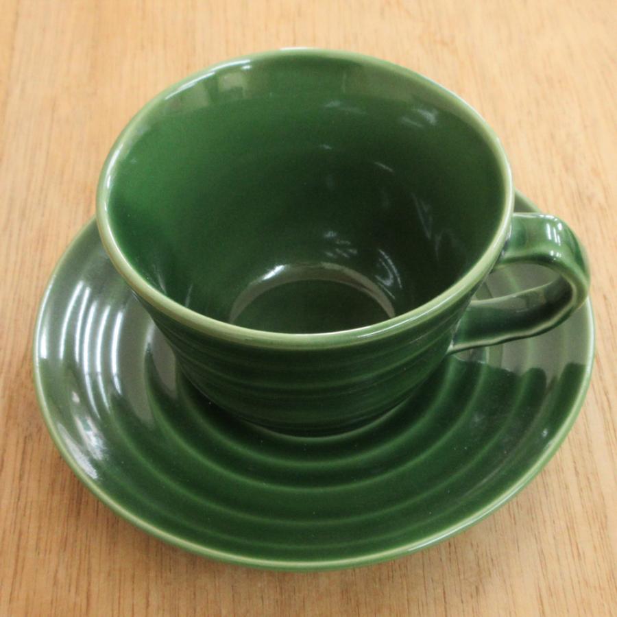 コーヒーカップ ソーサー 織部ブランカ 和陶器 おしゃれ 業務用 美濃焼