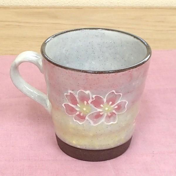 マグカップ 一珍桜 ピンク おしゃれ 和陶器 業務用 美濃焼 25d66418