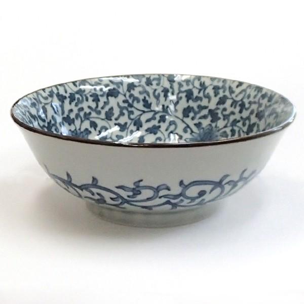 ラーメンどんぶり ラーメン丼 6 3丼 菊唐草 ラーメン鉢 おしゃれ 業務用 美濃焼 9d 458 信託