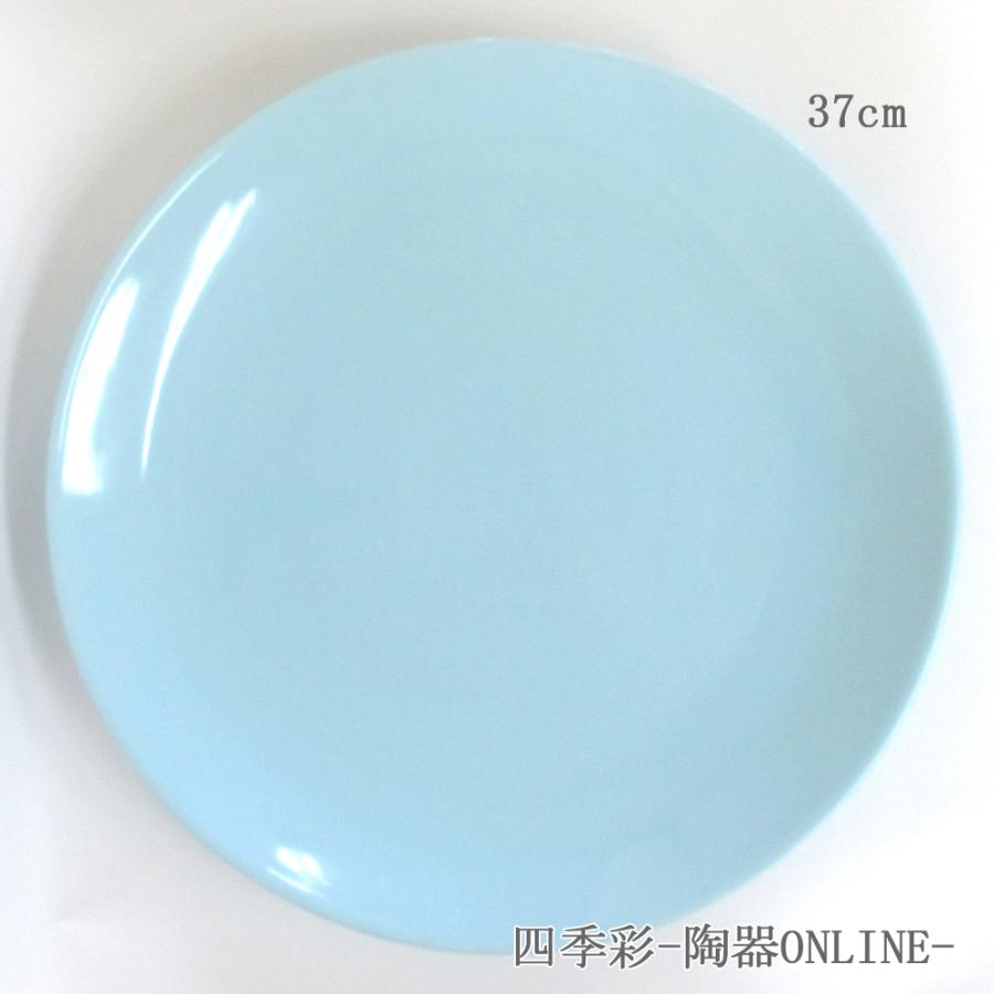 大皿 丸皿12号 37cm 青地 おしゃれ 和食器 業務用 万古焼 9d 648 3e 646 四季彩 陶器online 通販 Yahoo ショッピング