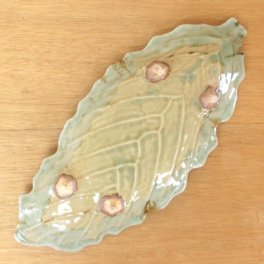 皿 大皿 長皿13号 41cm 木の葉皿 砂ビードロ おしゃれ 和食器 皿 大皿 長皿13号 41cm 木の葉皿 砂ビードロ おしゃれ 和食器