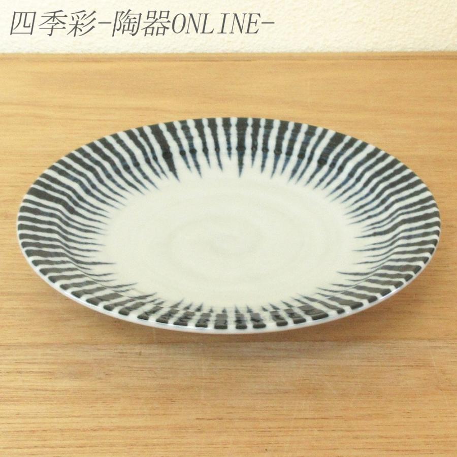 皿 丸皿 千段十草5.0皿 16.5cm おしゃれ 和食器 業務用 美濃焼 24a300