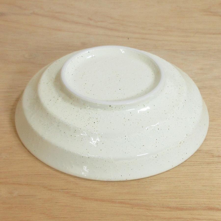 陶器皿 皿 丸皿 4.0深皿 13.5cm 粉引クリスタル おしゃれ 和食器 業務用 美濃