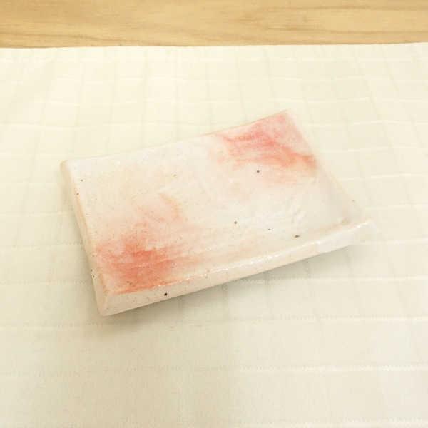 皿 小皿 長角皿 桜志野のり皿 13cm おしゃれ 和食器 業務用 美濃焼 22a304-9｜shikisaionline