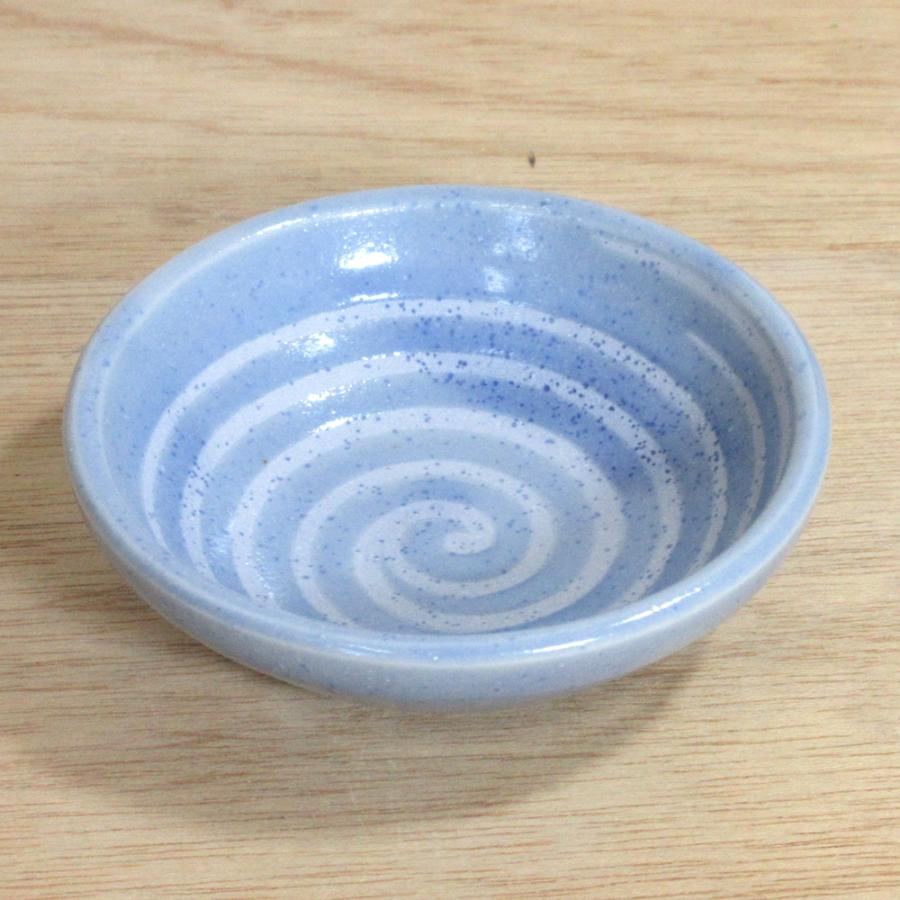 【京窯】 小皿　豆皿　1個 渦巻き模様　(14) 京窯】 小皿 豆皿 1個 渦巻き模様 (14)