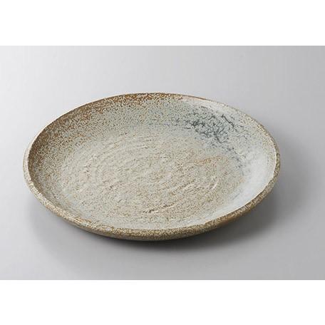 皿 大皿 パスタ皿 カレー皿 益子結晶9.0丸皿 27.5cm 丸盛皿 おしゃれ