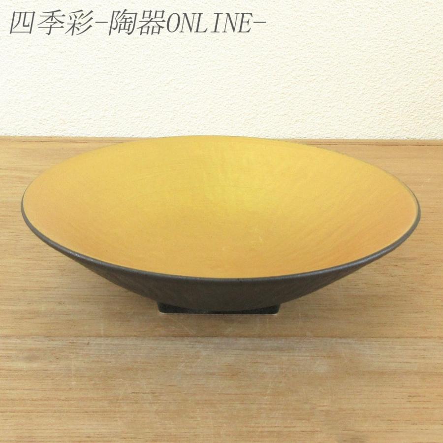 皿 刺身皿 向付 金ベタトチリ丸皿 おしゃれ 和食器 業務用 美濃焼