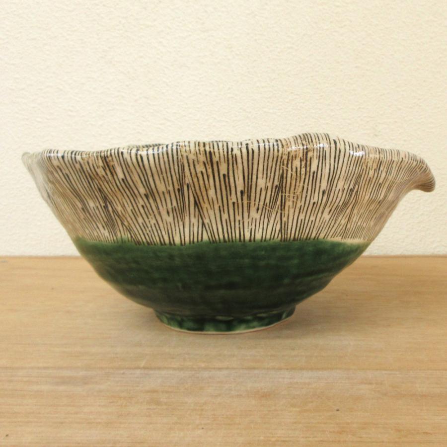 鉢 ボウル 盛り鉢 片口鉢 織部十草 20cm おしゃれ 和食器 業務用 美濃