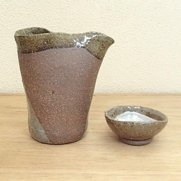 冷酒器 ぐい呑みのセット 片口徳利 招き猫 手造り 陶器 日本酒 おしゃれ 業務用 美濃焼 22a441-39-40｜shikisaionline｜05