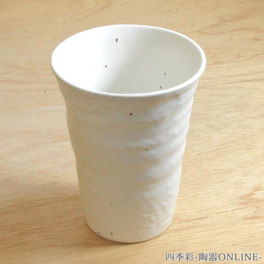 ロックカップ フリーカップ 白たたきゴブレット おしゃれ 陶器 業務用 美濃焼 9a424 26 35g 5a428 24 35e 四季彩 陶器online 通販 Yahoo ショッピング