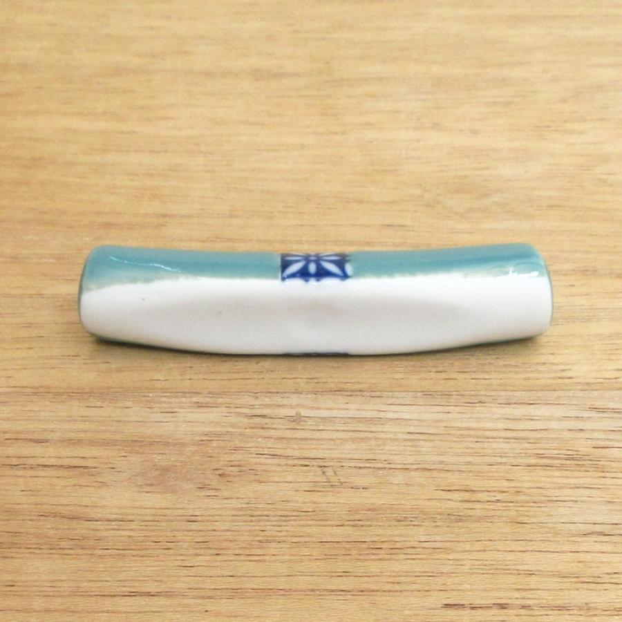 箸置き 翡翠 七宝 おしゃれ 和食器 業務用 美濃焼 24a473-37 : 四季彩