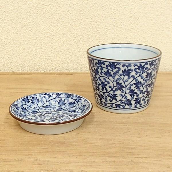 そば猪口 薬味皿 セット つゆ入れ 皿 唐草 おしゃれ 和食器 業務用