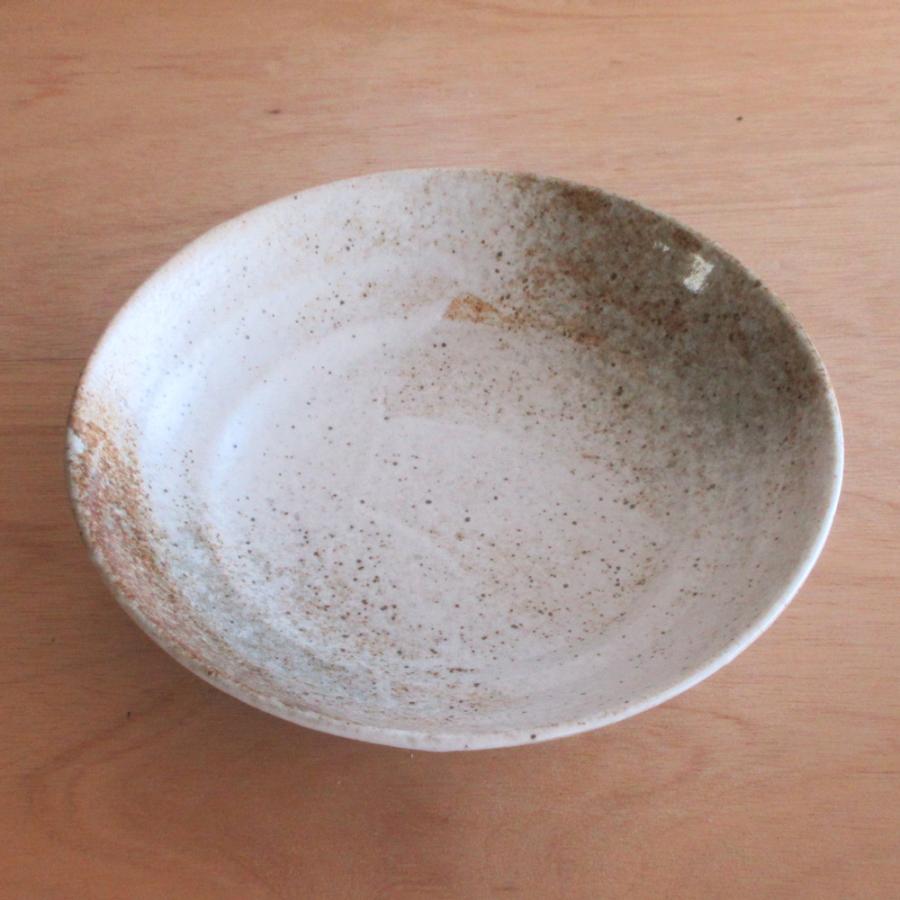 皿 パスタ皿 カレー皿 雪志野23cm麺皿 おしゃれ 和食器 業務用 美濃焼