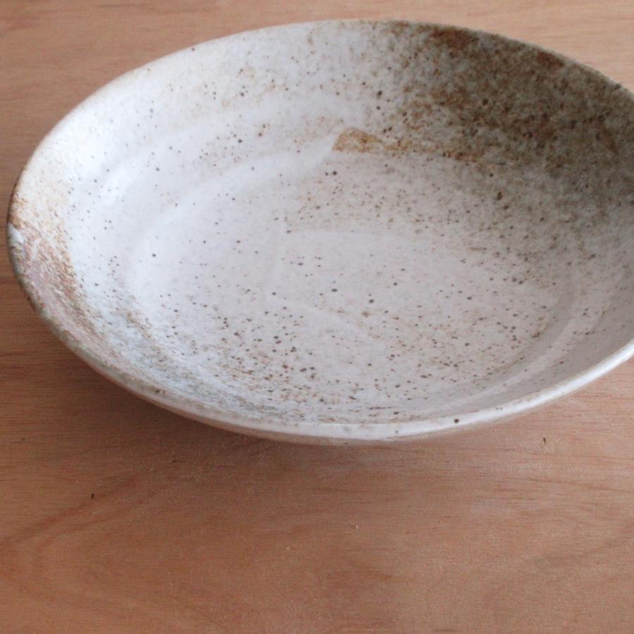 皿 パスタ皿 カレー皿 雪志野23cm麺皿 おしゃれ 和食器 業務用 美濃焼
