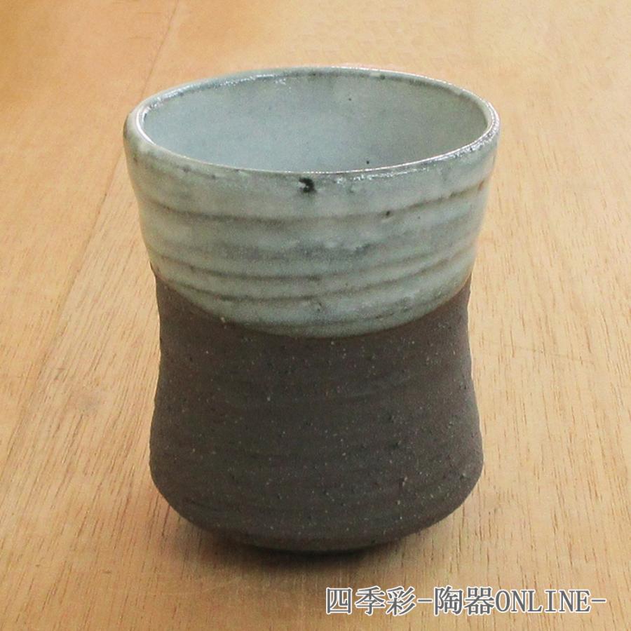 湯呑み 湯飲み 湯のみ茶碗 黒ミカゲ均窯寿司湯呑 和食器 業務用 美濃焼