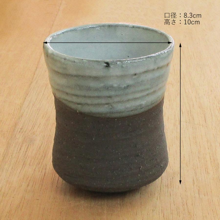 湯呑み 湯飲み 湯のみ茶碗 黒ミカゲ均窯寿司湯呑 和食器 業務用 美濃焼