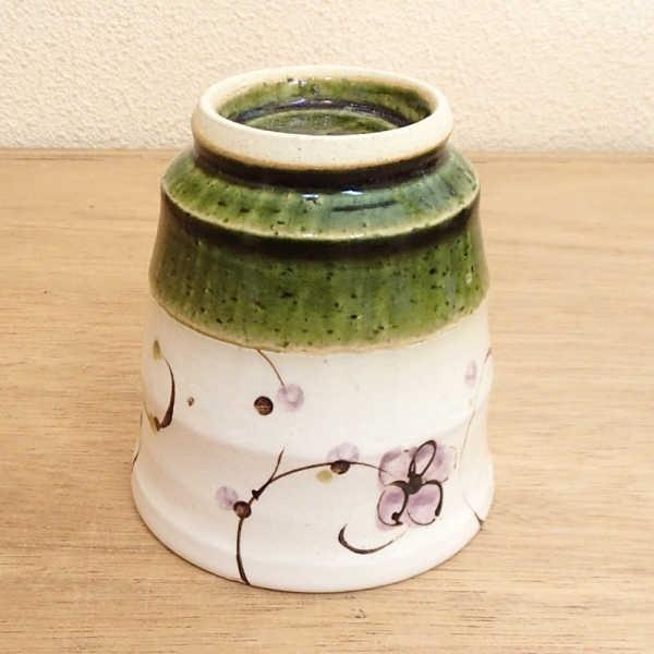 湯呑み 湯飲み 湯のみ茶碗 織部花唐草 土物 業務用 美濃焼 24a577-6