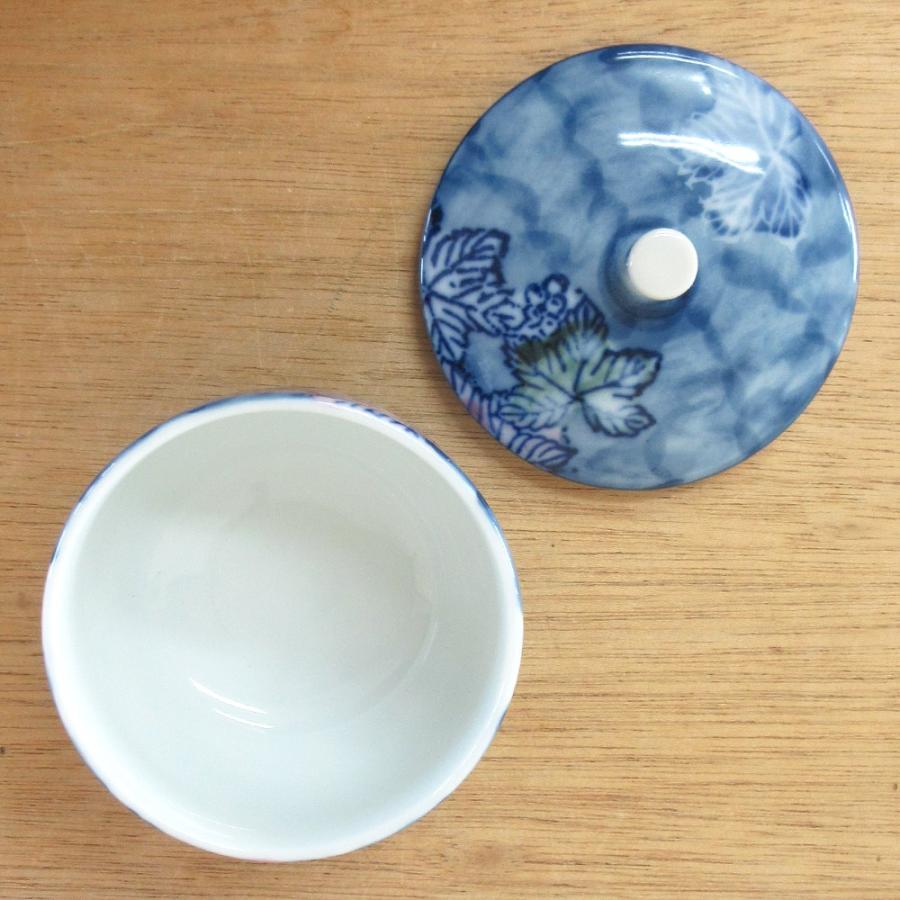 湯飲み 蓋付き湯呑み茶碗 山ブドウ 湯呑み おしゃれ 業務用 美濃焼