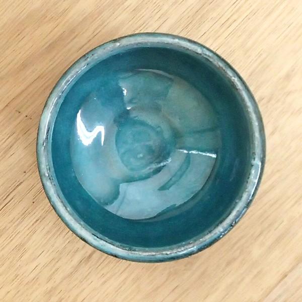 抹茶茶碗 ブルー 抹茶碗 土物 おしゃれ 美濃焼 24a622-1 : 四季彩-陶器