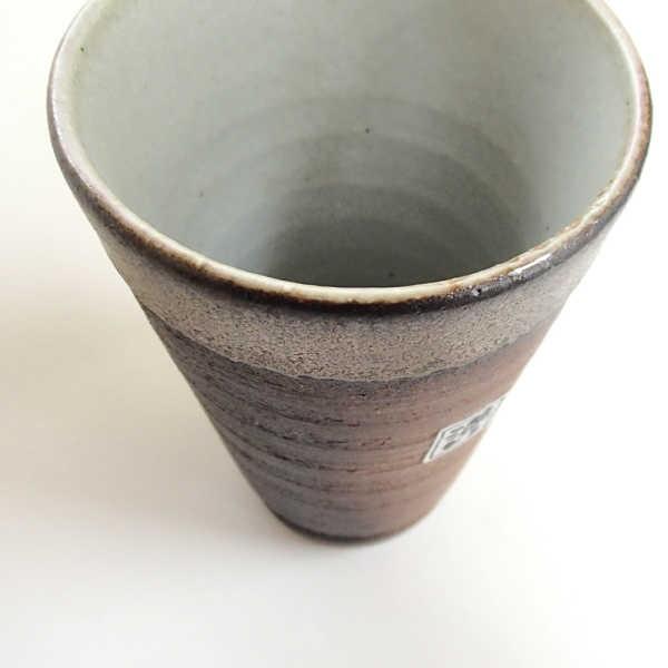 焼酎カップ 備前金彩 安藤嘉規作 陶器 フリーカップ おしゃれ 和