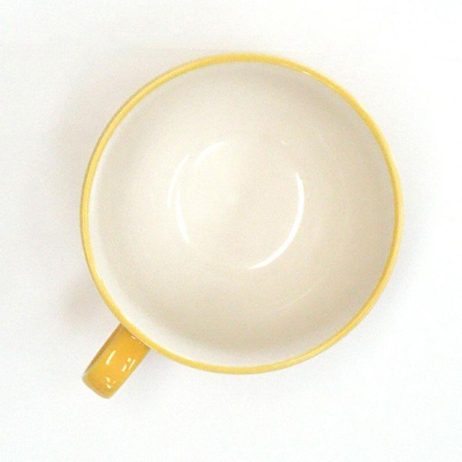 スープカップ イエロー 片手スープカップ おしゃれ カフェ食器 洋食器