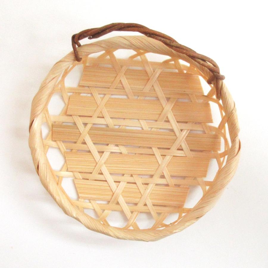 片手 かずら付篭 大 竹カゴ 天ぷら フライ 23b125-25 : 四季彩-陶器