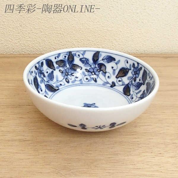 鉢 ボウル 小鉢 染付彩華4.0小鉢 12cm おしゃれ 和食器 業務用 美濃焼