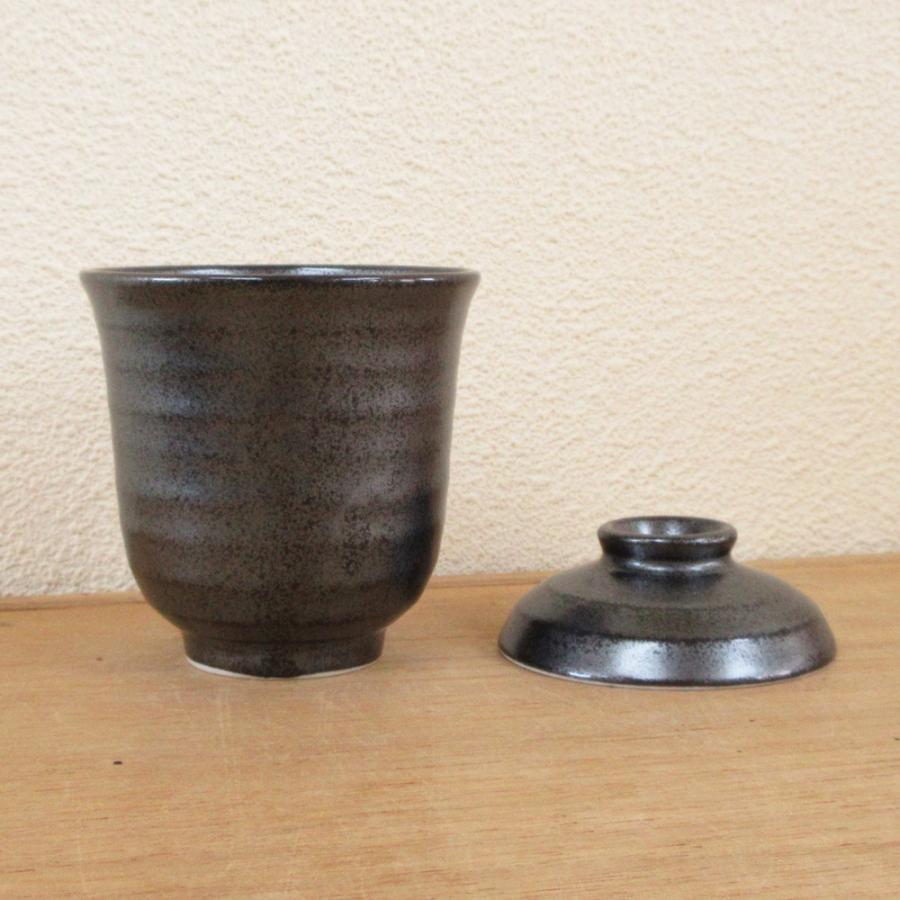 茶碗蒸し器 黒天目 小むし碗 おしゃれ 和食器 業務用 美濃焼 茶碗蒸し器 黒天目 小むし碗 おしゃれ 和食器 業務用 美濃焼