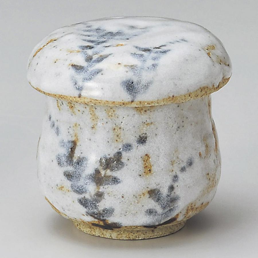 志野 茶碗蒸し ５客 陶芸 茶碗蒸し 器 志野タタキ芦小むし碗 おしゃれ 和食器 業務用 美濃焼