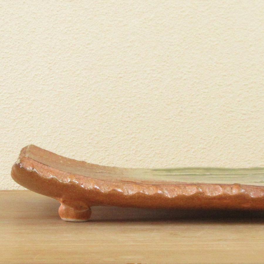 皿 大皿 角皿 古信楽10.0足付そぎ長角皿 29.5cm おしゃれ 和食器 皿 大皿 角皿 古信楽10.0足付そぎ長角皿 29.5cm おしゃれ 和食器