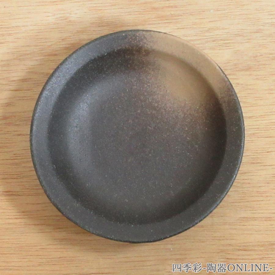 皿 薬味皿 小皿 黒備前 おしゃれ 和食器 業務用 美濃焼 25d36640-200