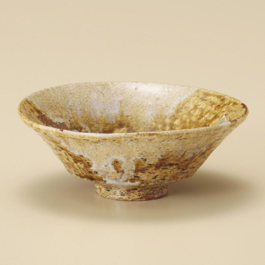 時代伊賀焼 平茶碗 直径14.5cm 東H5-0617③ 伊賀茶碗（共箱付