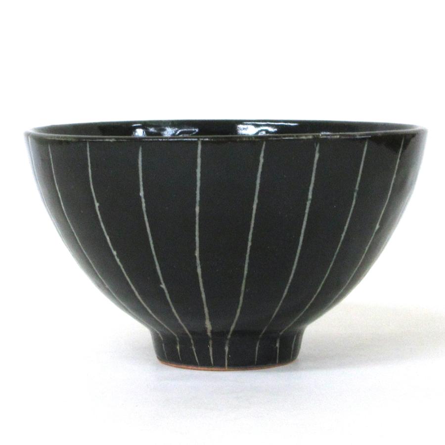 ご飯茶碗 陶器 黒十草飯碗 大きめ おしゃれ 和食器 美濃焼 業務用