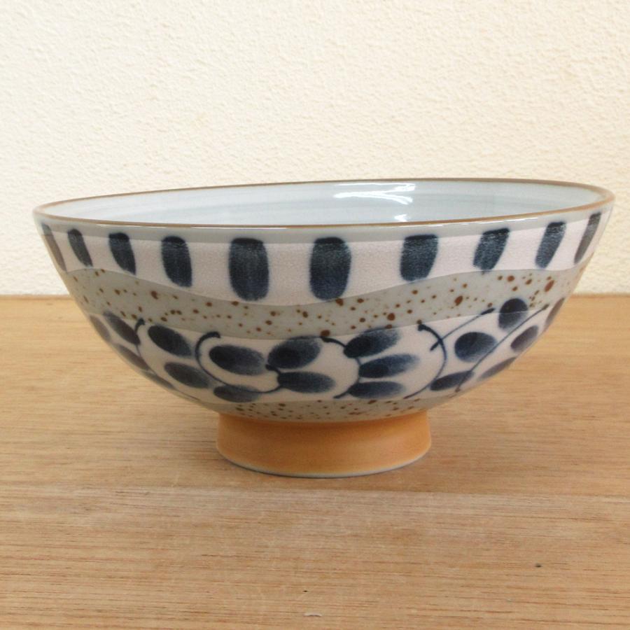 ご飯茶碗 帯タコ唐草 毛料 大きめ おしゃれ 和食器 美濃焼 業務用