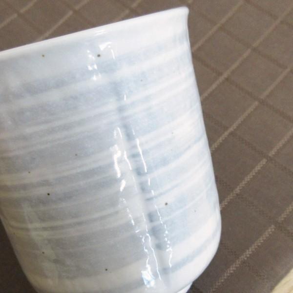 湯呑み 湯飲み 湯のみ茶碗 長湯呑み カヤメ粉引湯呑 和食器 業務