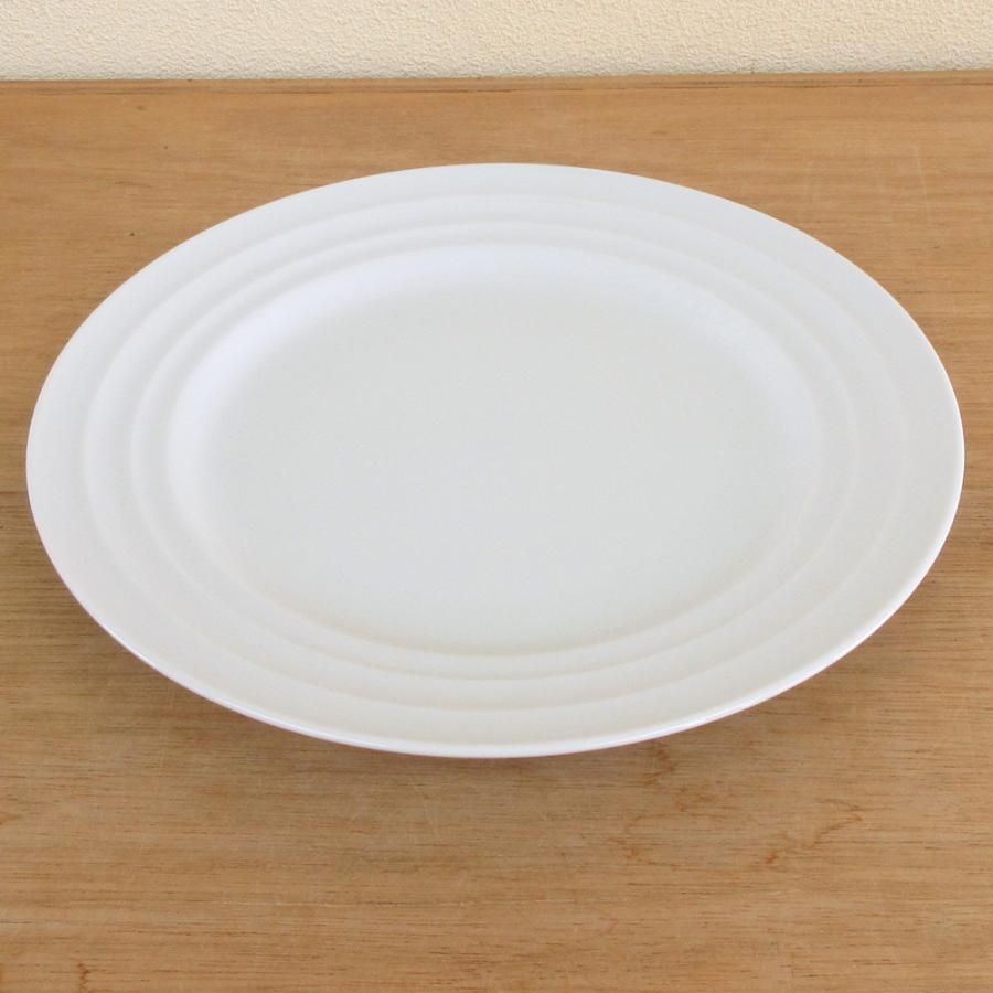 皿 カレー皿 パスタ皿 26cm 白 線段 おしゃれ 業務用 日本製 美濃焼