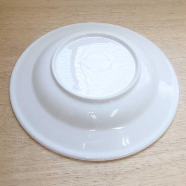 皿 スープ皿 パスタ皿 25cm 深皿 白 線段 おしゃれ 業務用 日本製 美濃