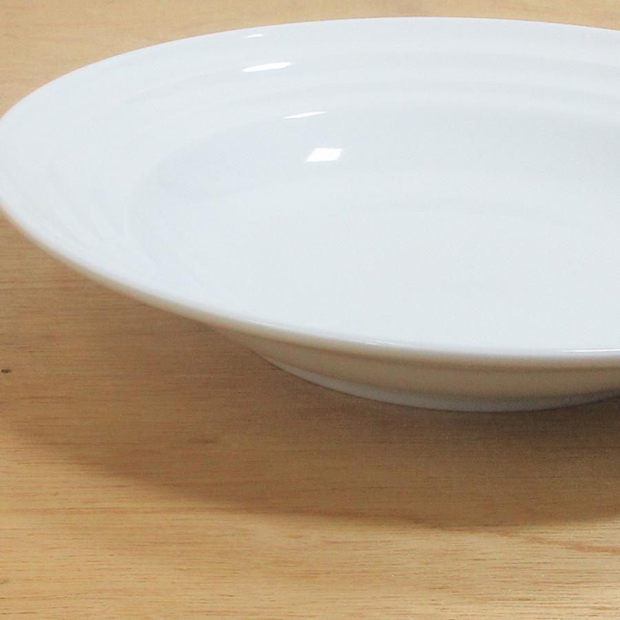 皿 スープ皿 パスタ皿 22cm 深皿 線段 白 おしゃれ 業務用 洋食器 日本