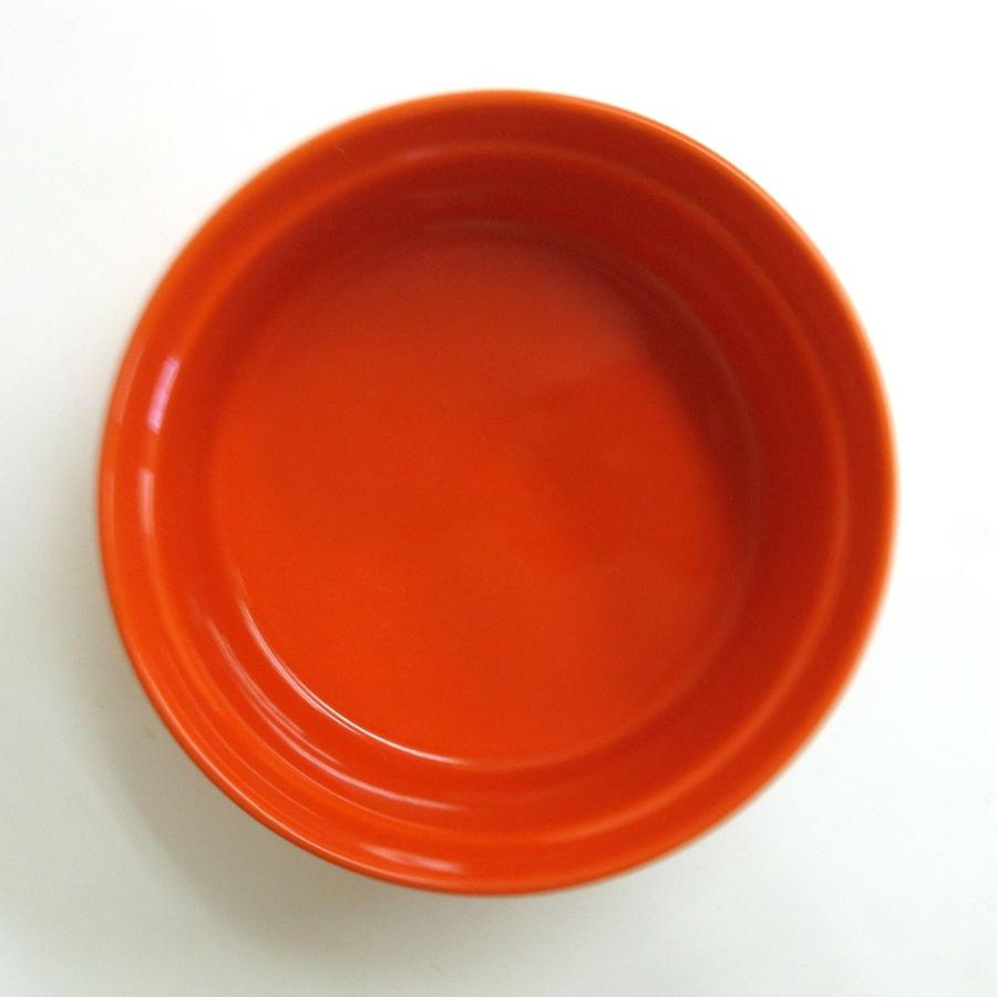 ココット皿 ビビットカラー スフレ M オレンジ 9cm おしゃれ 洋食器
