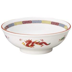 ラーメン丼 丼 ラーメン鉢 ラーメン丼 赤巻三ツ竜切立20cm丼 おしゃれ 業務用 中華