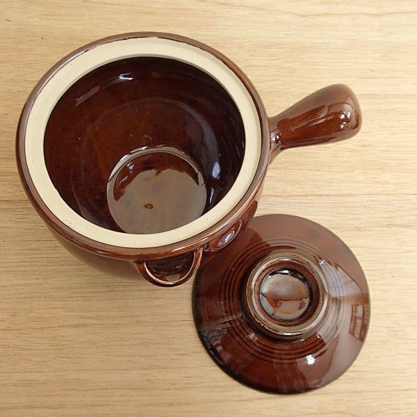 行平鍋 片手土鍋 8号 あめ釉 和食器 美濃焼 23y69227-581 : 四季彩