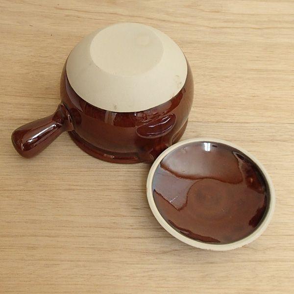 行平鍋 片手土鍋 8号 あめ釉 和食器 美濃焼 23y69227-581 : 四季彩