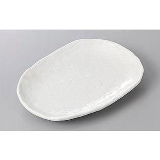 皿 楕円皿 取り皿 白 小判皿 17.5cm おしゃれ 和食器 業務用 美濃焼