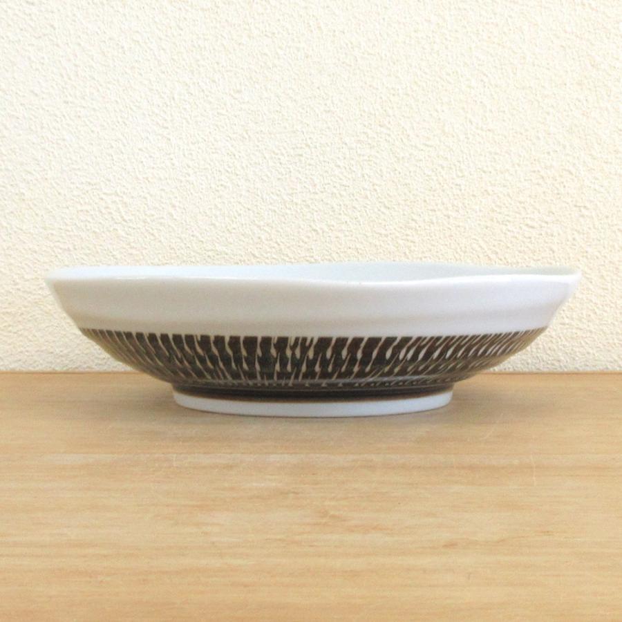 皿 深皿 めん皿 パスタ皿 錆飛びカンナ 21cm おしゃれ 業務用 和食器