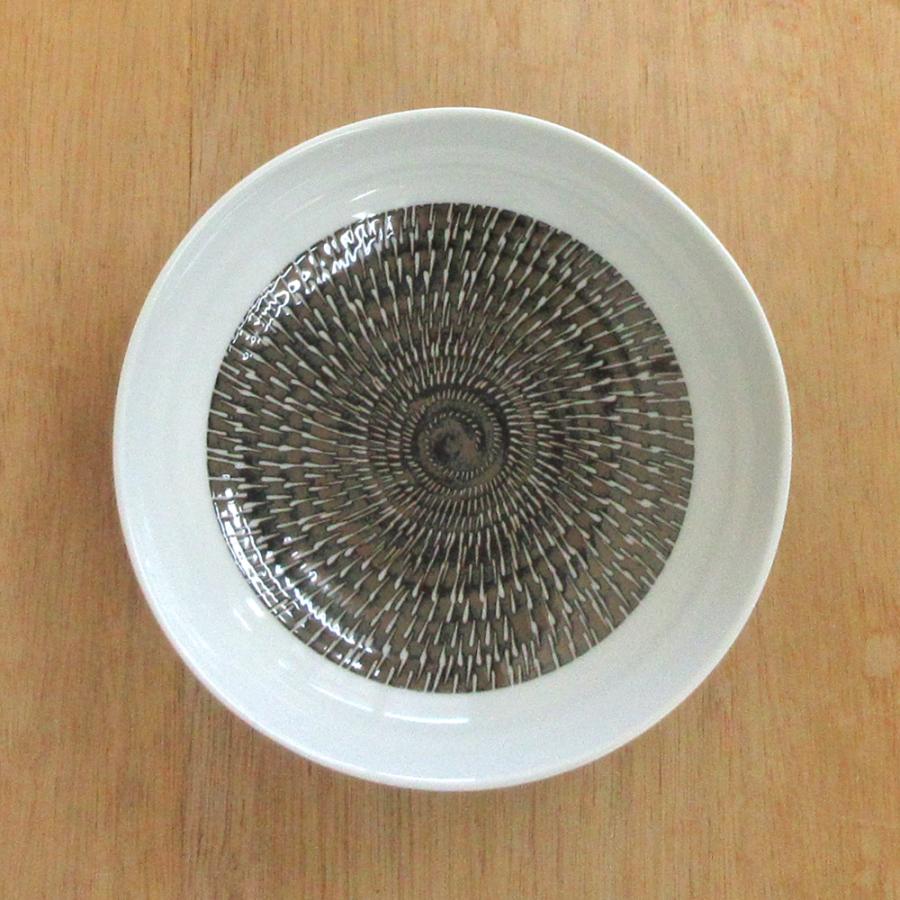 皿 深皿 めん皿 パスタ皿 錆飛びカンナ 21cm おしゃれ 業務用 和食器