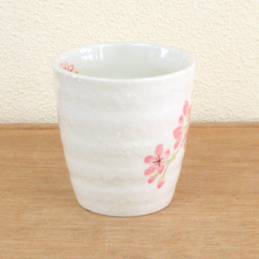 マグカップ 桜うさぎピンクマグ おしゃれ 業務用 陶器 美濃焼 24a796