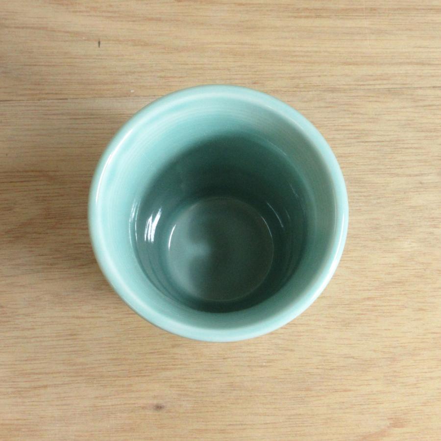 フリーカップ コップ 青磁そぎタンブラー 陶器 おしゃれ アイス
