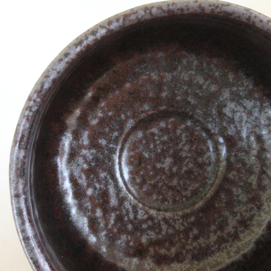 抹茶茶碗 錆油鏑抹茶碗 和食器 美濃焼 26d40926-290 : 四季彩-陶器