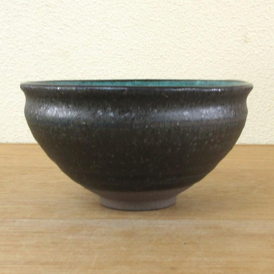 抹茶茶碗 鉄結晶塗分トルコ京型抹茶碗 和食器 美濃焼 22d43522-469